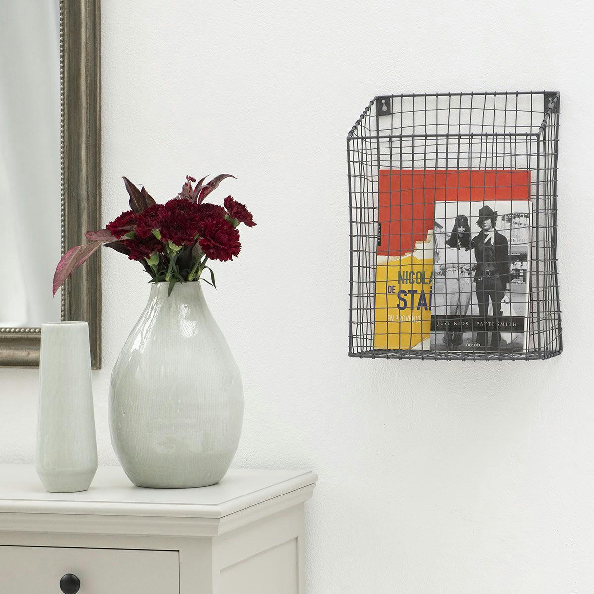 GREED - Porte-revues mural métal grillagé