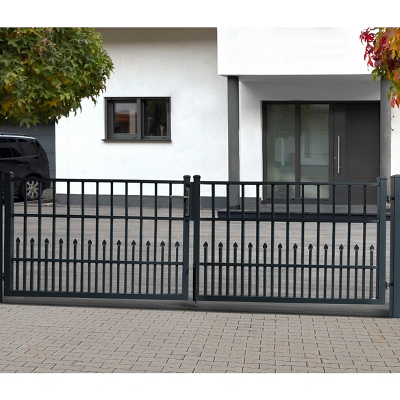Doppeltor, »Bremen«, LxH: 300x103 cm, anthrazit