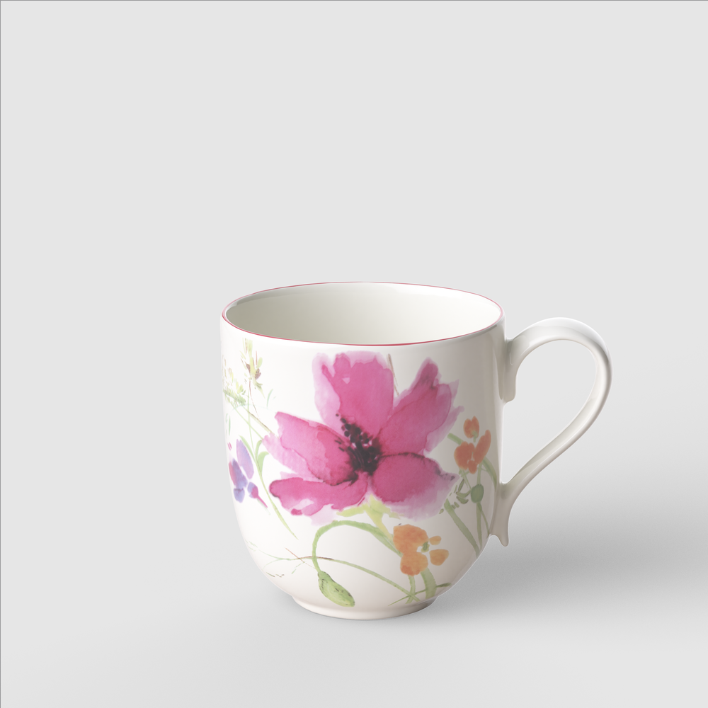 Mariefleur Mug - Multi-colored, 8.8 oz, Premium Porcelain