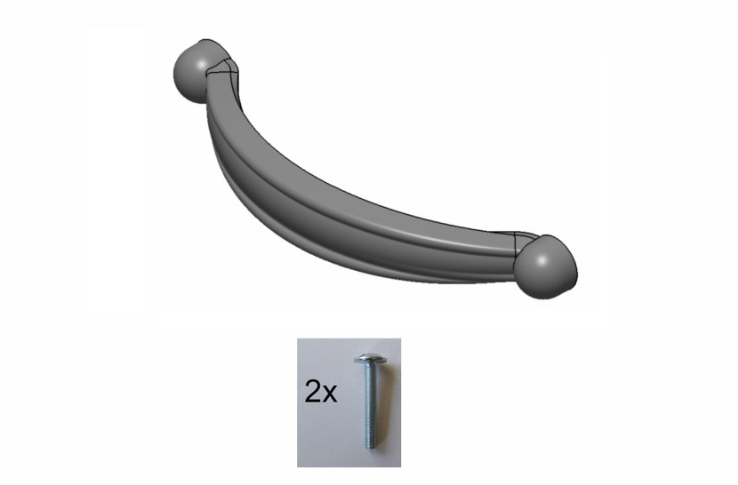 Uchwyt meblowy SCHWINN 2232 0096 mosiądz patynowany