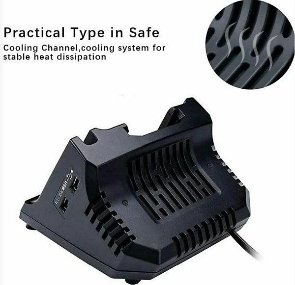 Convient au chargeur de batterie Black &Decker LCS36 36V/40V, chargeur d'outils électriques pour batterie au lithium