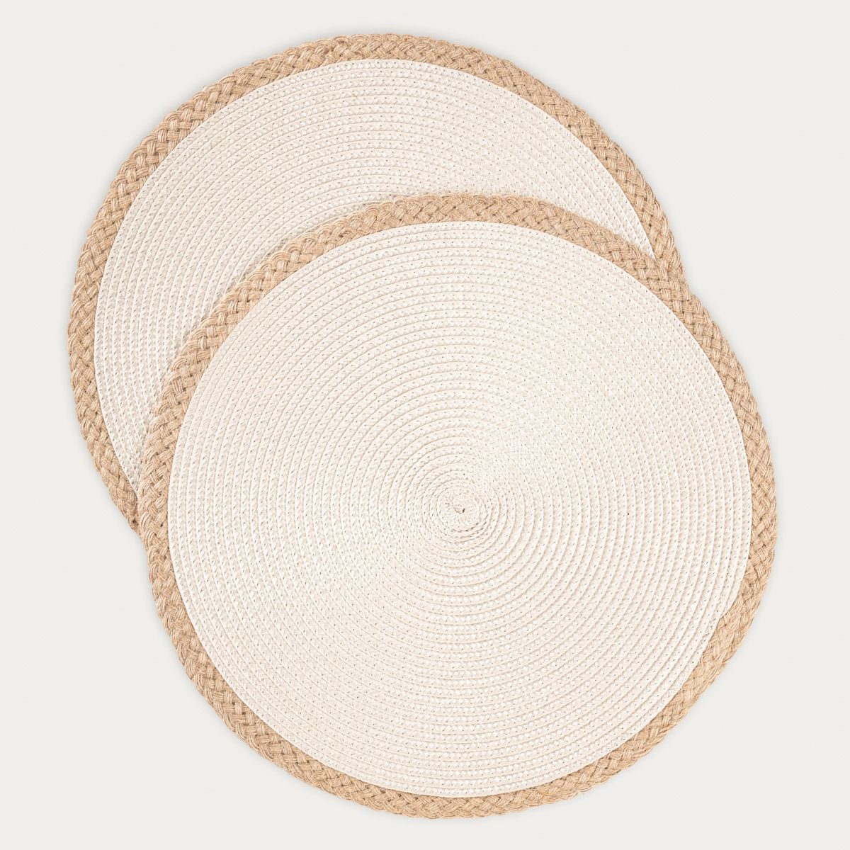 Maty stołowe PLAR ecru, zestaw 2 szt. 38 cm