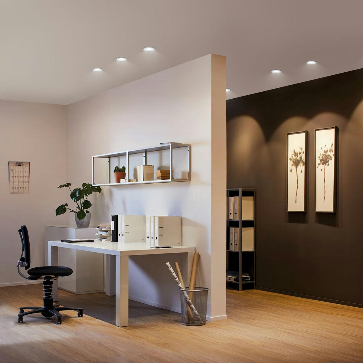 NOVA - Spot à encastrer en métal blanc