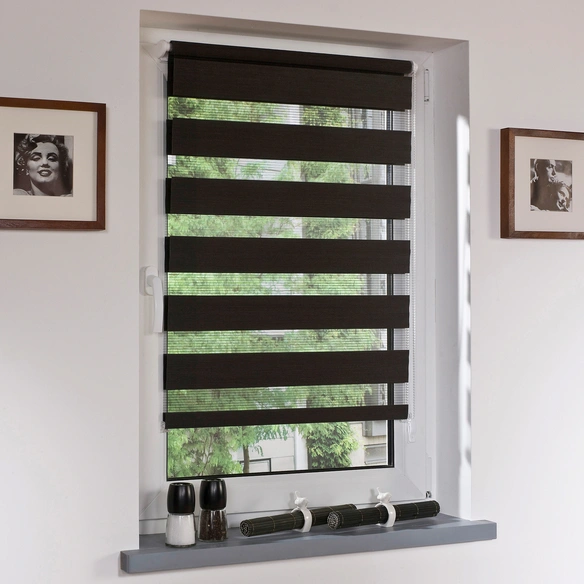 Duo-Rollo »Klemmfix«, anthrazit, Polyester