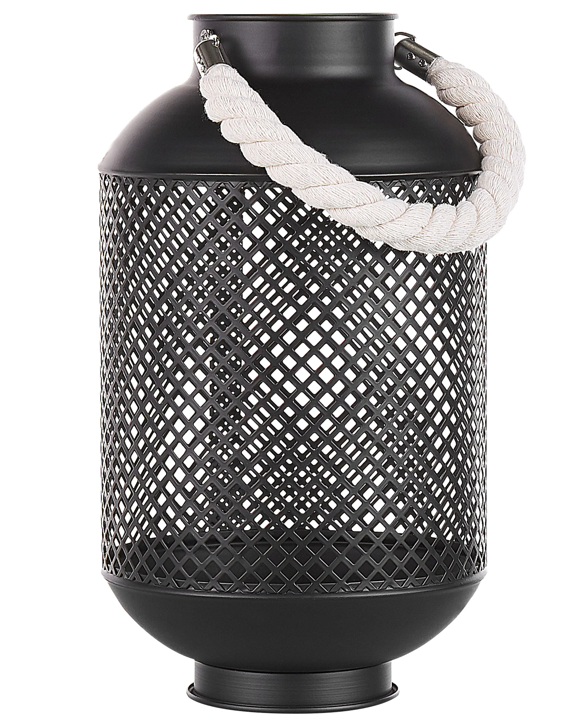 Lantern CORON Metal 34 cm Black