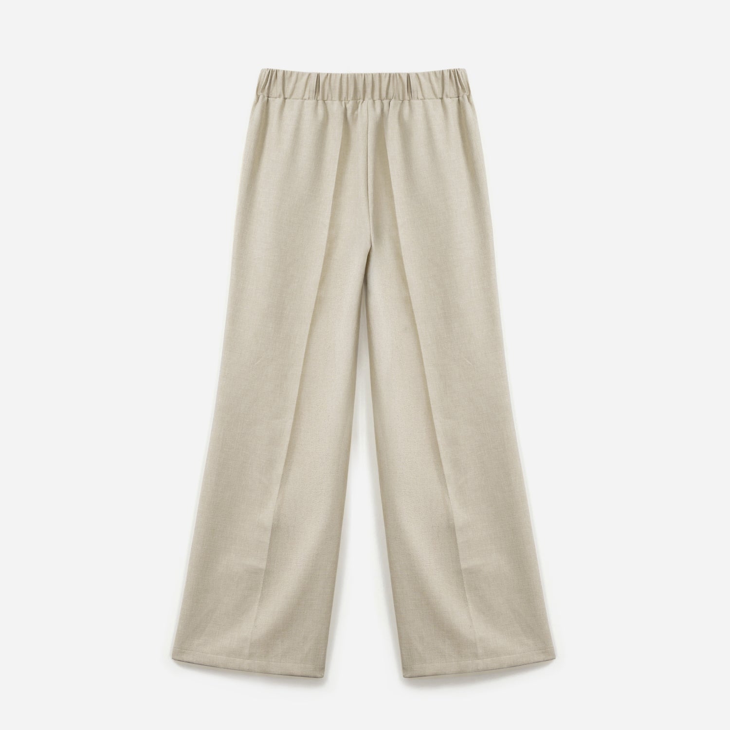 Pantalon TEXTO beige large