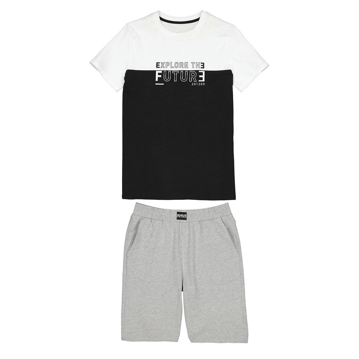 Pyjashort avec short en molleton