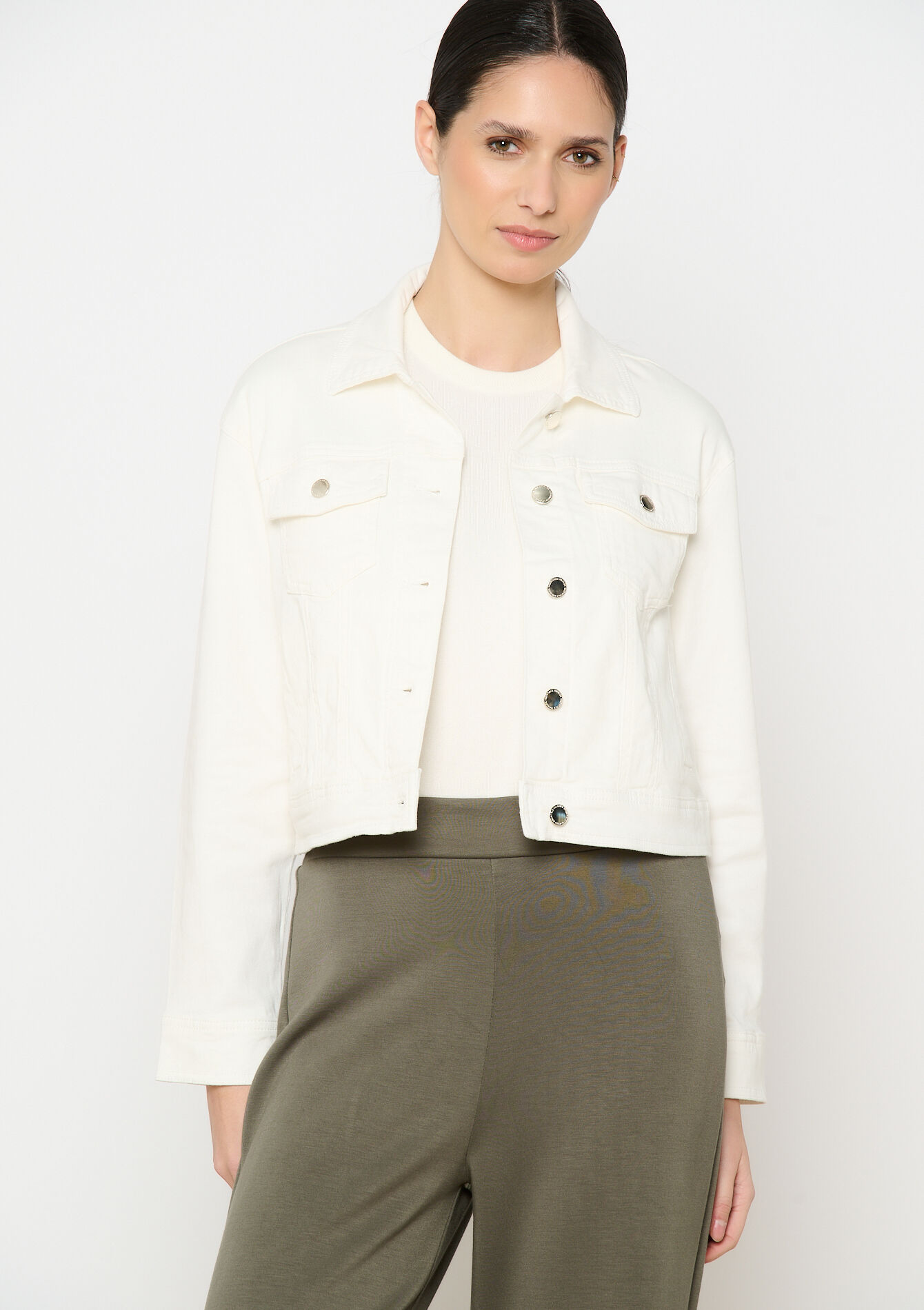 Twill jasje in katoen