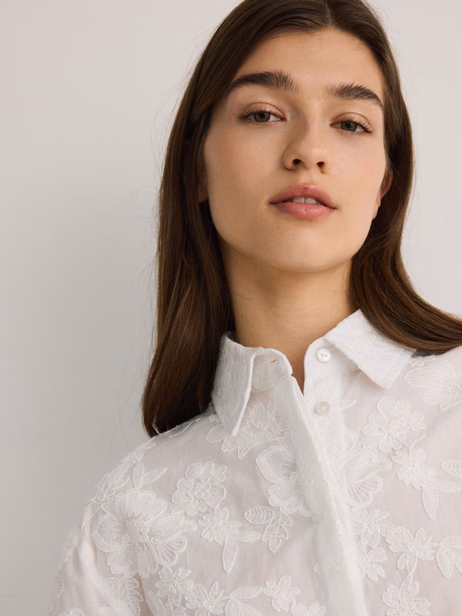 Blouse With Embroidery