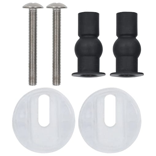 NNEVL WC Toilet Seats 2 pcs with Soft Close Lids MDF Water Drop Design