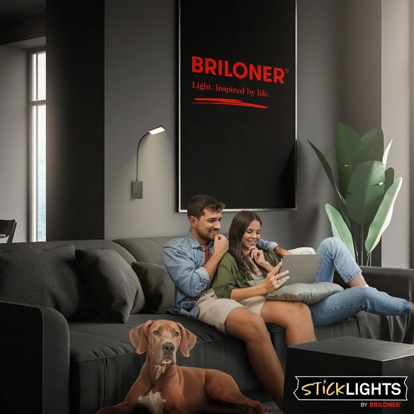 Leuchte, LED Leseleuchte, 2 W, matt-schwarz