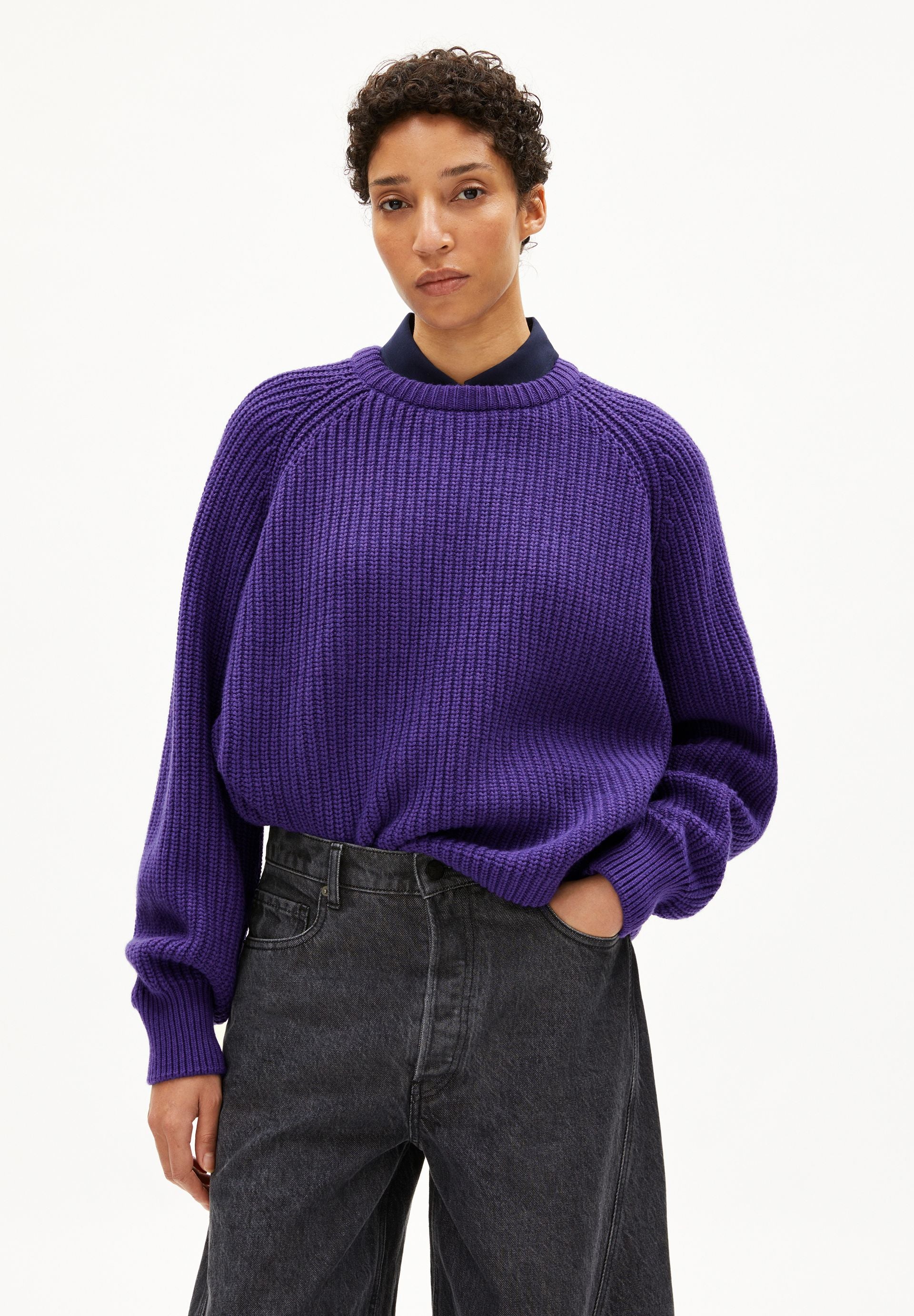 RIB KNIT SWEATER