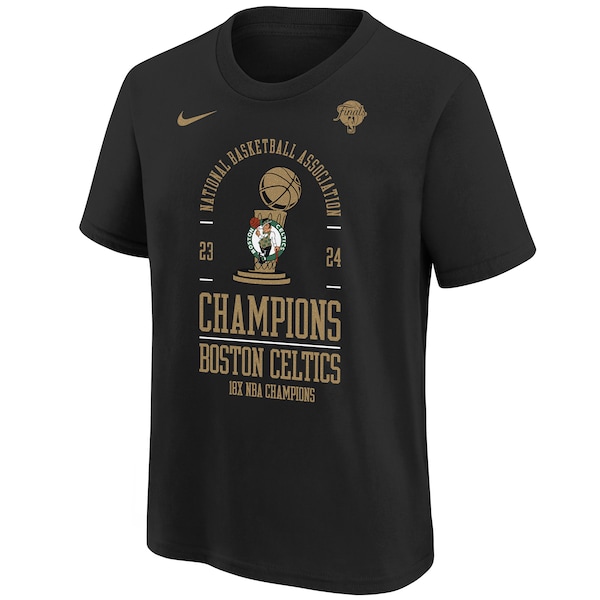 Boston Celtics Nike Youth 18-Time NBA Finals Champions Locker Room T-Shirt - Black
