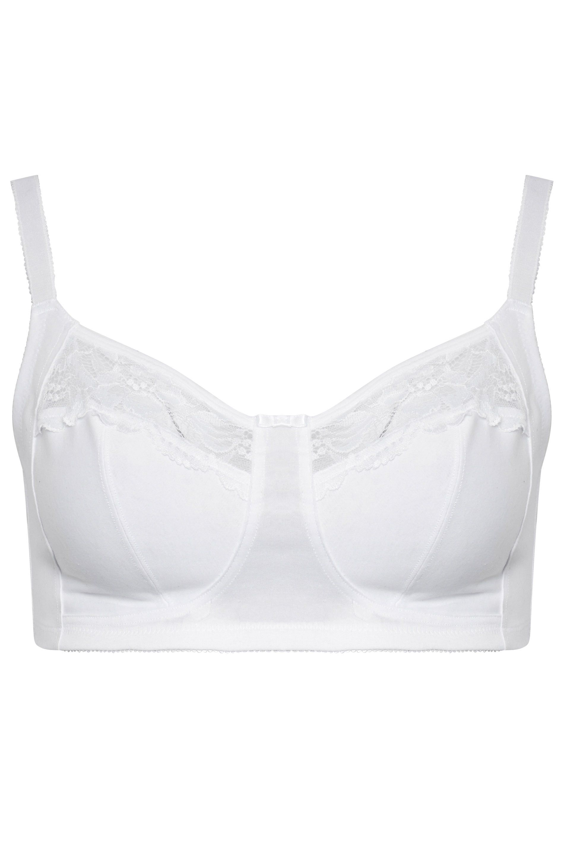Yours 2 Pack Lace Trim Bras