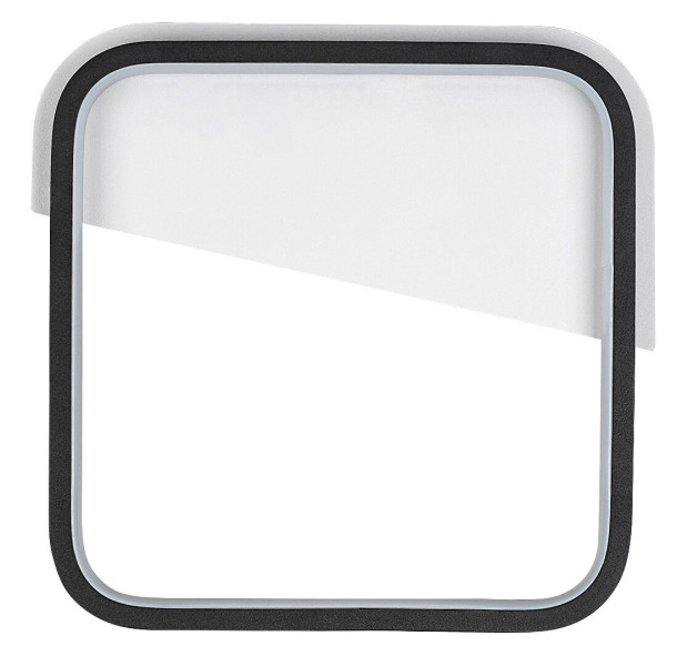 Kinkiet RAZZIczarno-biały LED 1x13W 670lm wym:26x26x5,5cm IP20 Rabalux