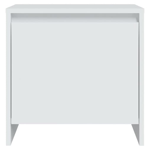 NNEVL Bedside Cabinets 2 pcs White 45x34x44.5 cm Chipboard