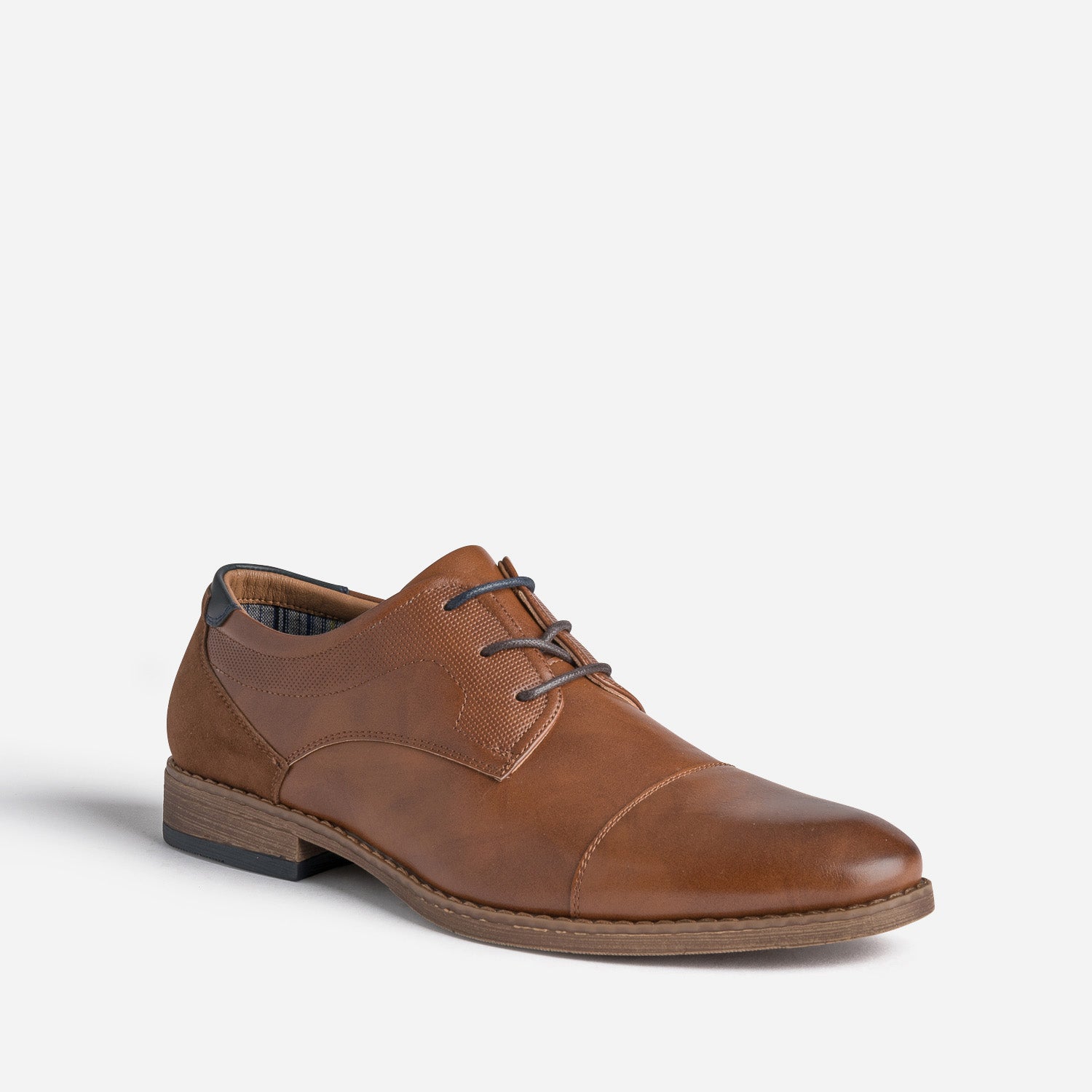 Derby cognac homme