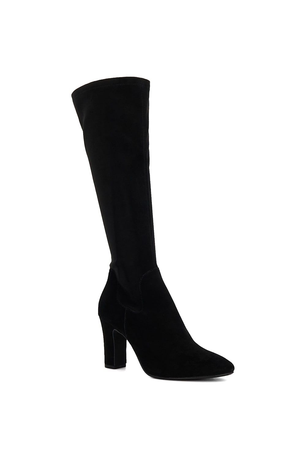 Dune London Wide Fit 'Simple' Suede Knee High Boots