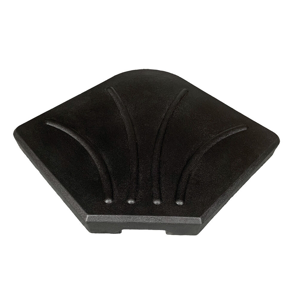 Dalle de lestage noire en béton 25 kg