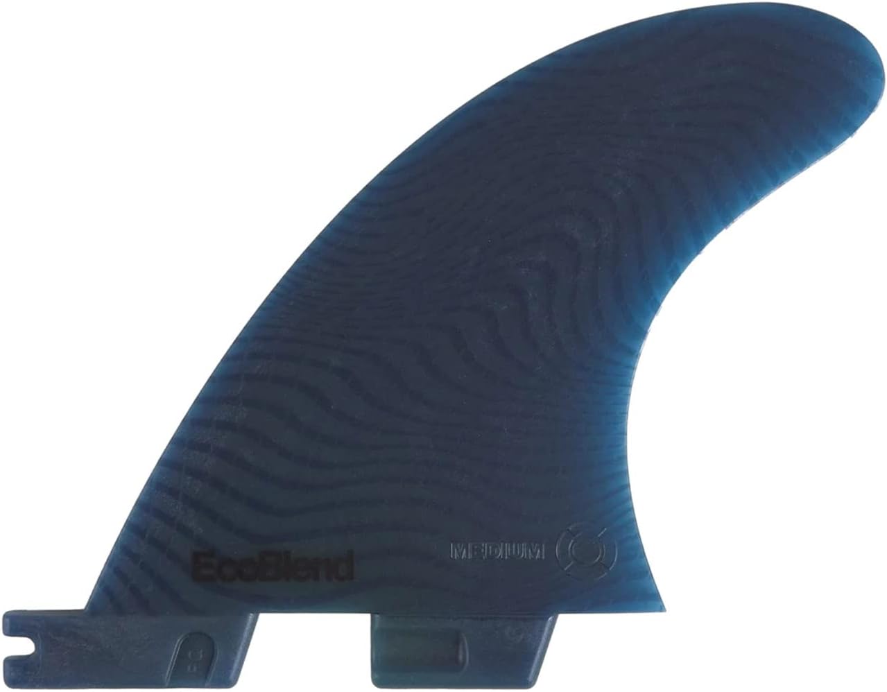FCS Performer Eco Neo Glass Surfboard Fins (Medium, Quad (4 Fins)), Blue