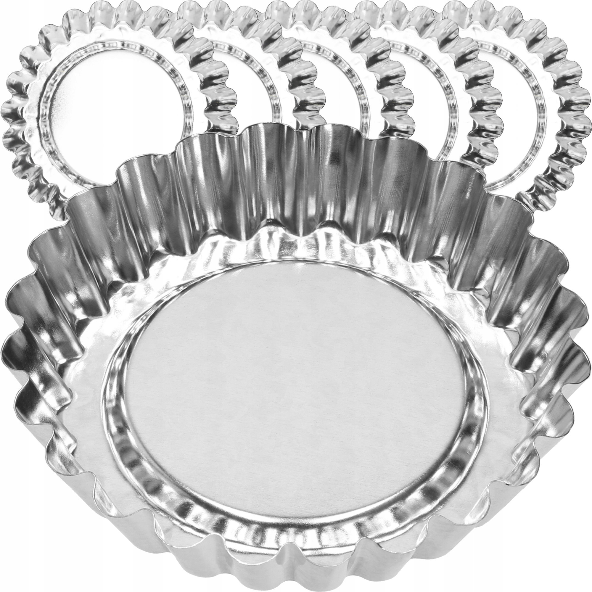 Foremki Do Tartaletek Babeczek Metal 10cm 6 szt.