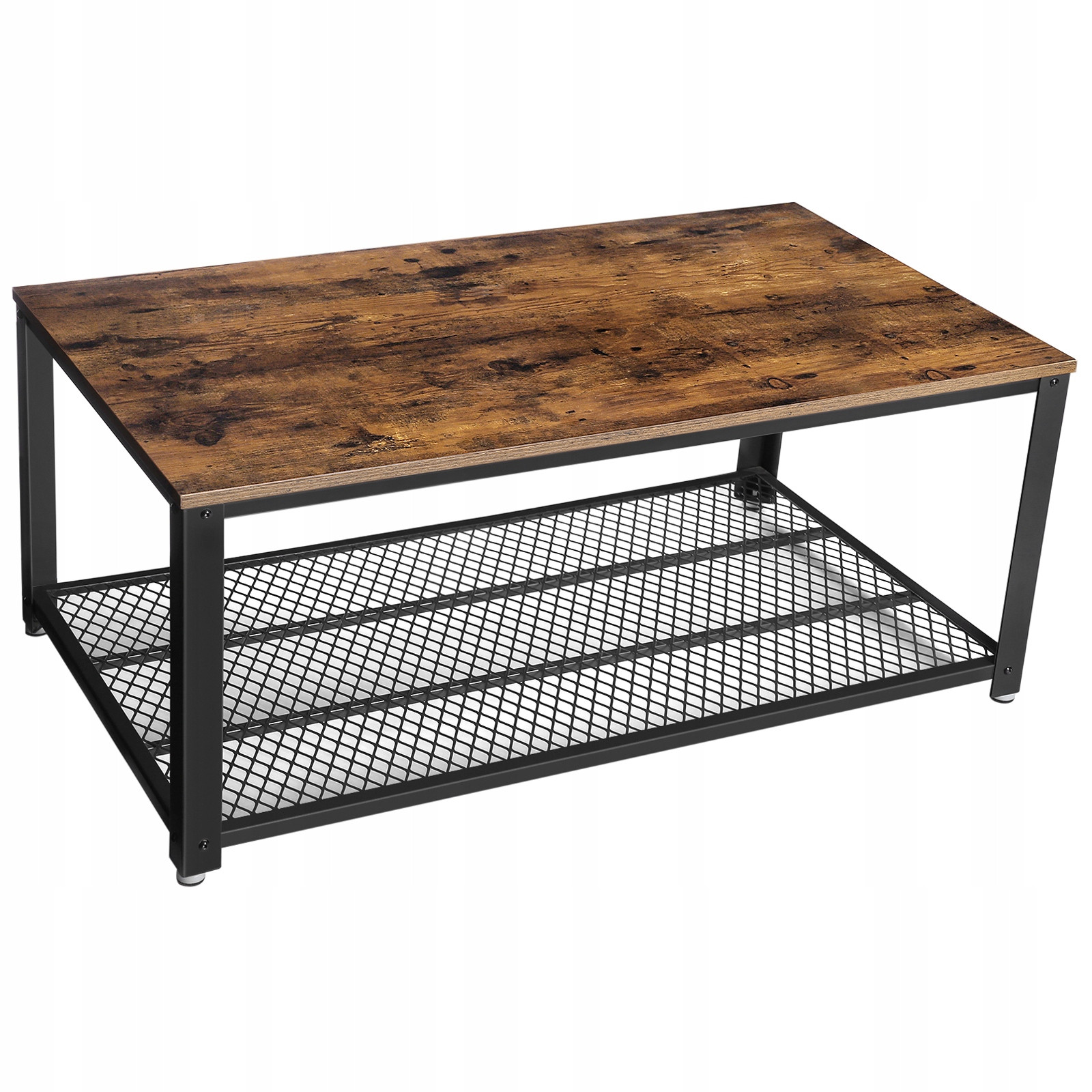 Ława ciemny brąz do kawy do salonu BEGRYF 106x60x45