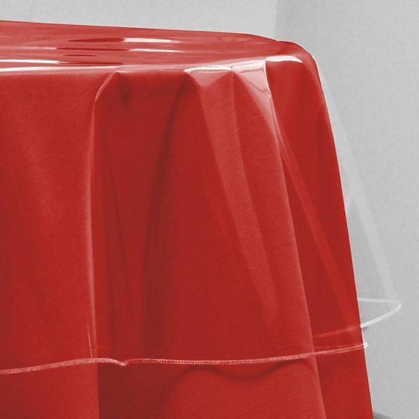 Nappe ronde transparente 180 cm Cristal