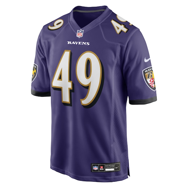 Jay Higgins IV Baltimore Ravens Nike Team Game Jersey -  Purple