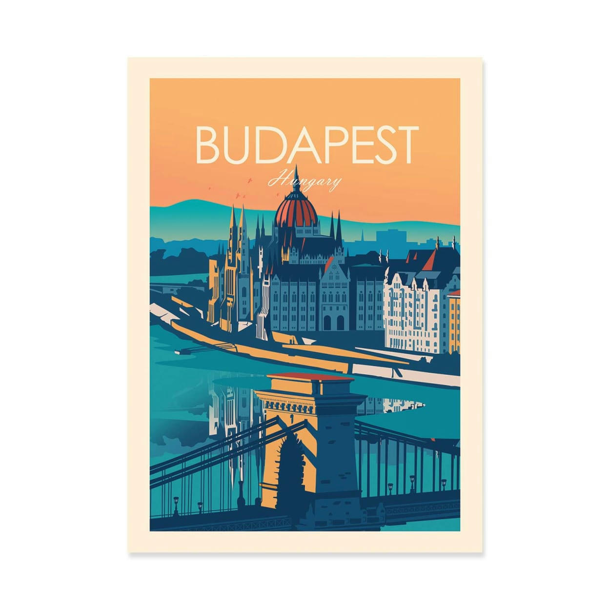 STUDIO INCEPTION - BUDAPEST HUNGARY - STUDIO INCEPTION - Affiche d'art 50 x 70 cm