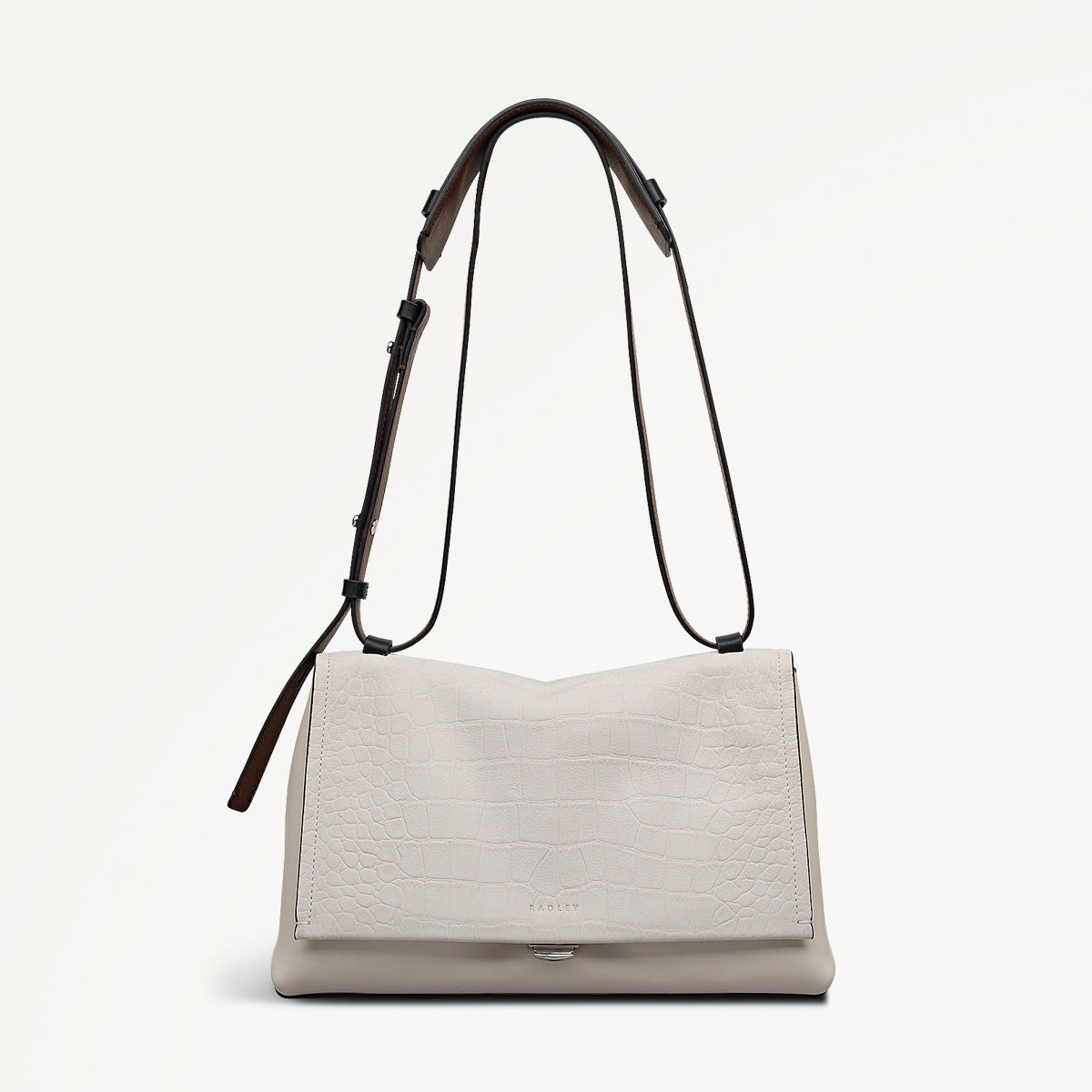 Mercer Street - Faux Croc Medium Flapover Shoulder Bag - RHE18001
