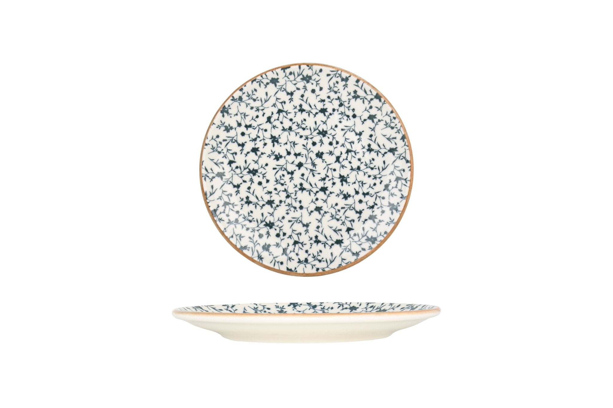 Bonna Gebaksbord - Calif - Porselein - 19 cm - set van 6