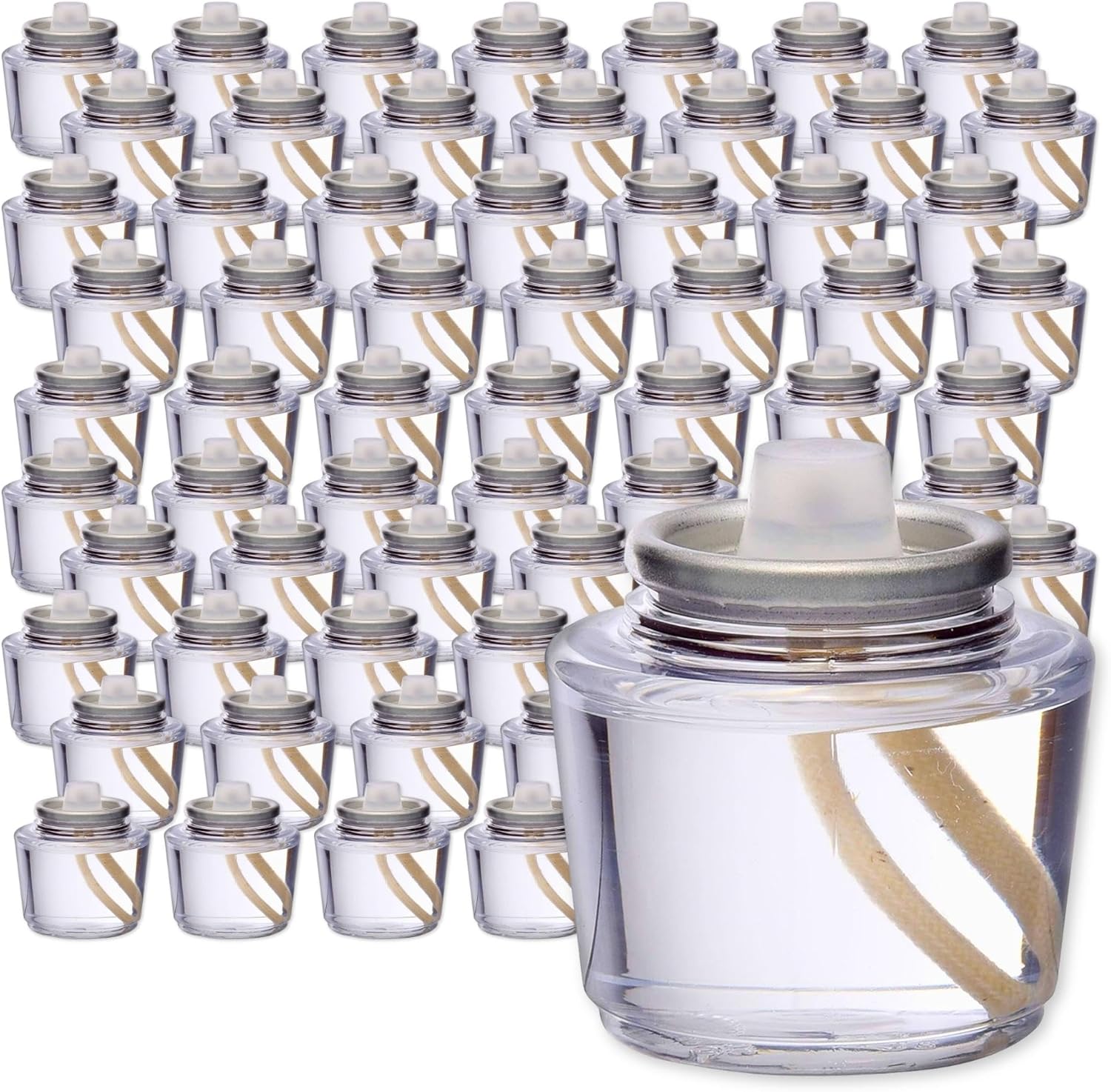 Hollowick - HD15 15 Hour Disposable Liquid Candle Not for Home Consumer Use,Clear & Disposable Liquid Candles, 12 Hour,