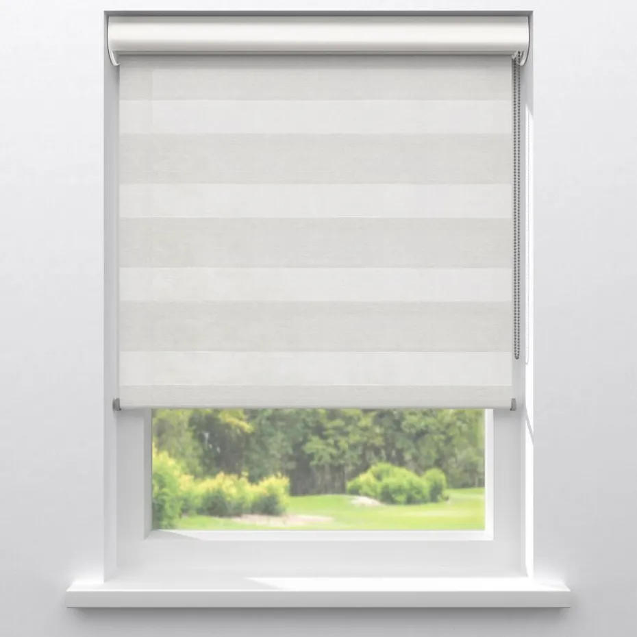 Kwantum Duo-Rolgordijnen | Fenstr Duo Rolgordijn Noan  Wit