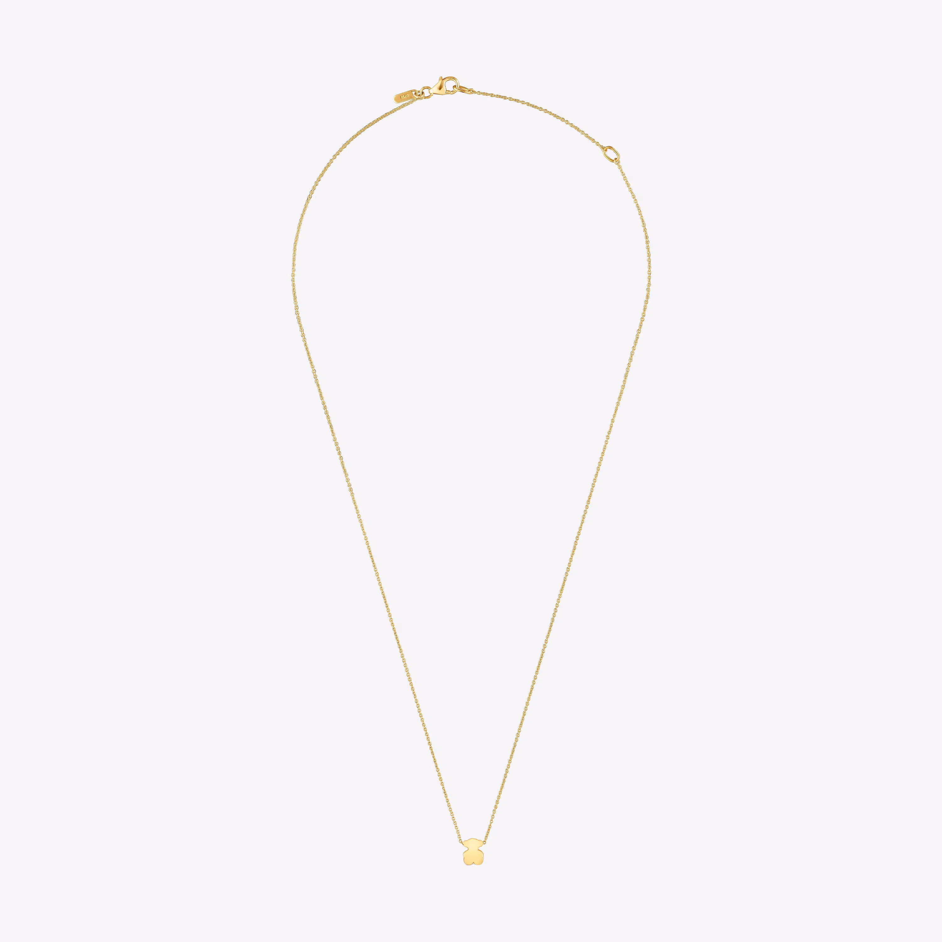 Collar corto de oro con motivo oso 6 mm Sweet Dolls