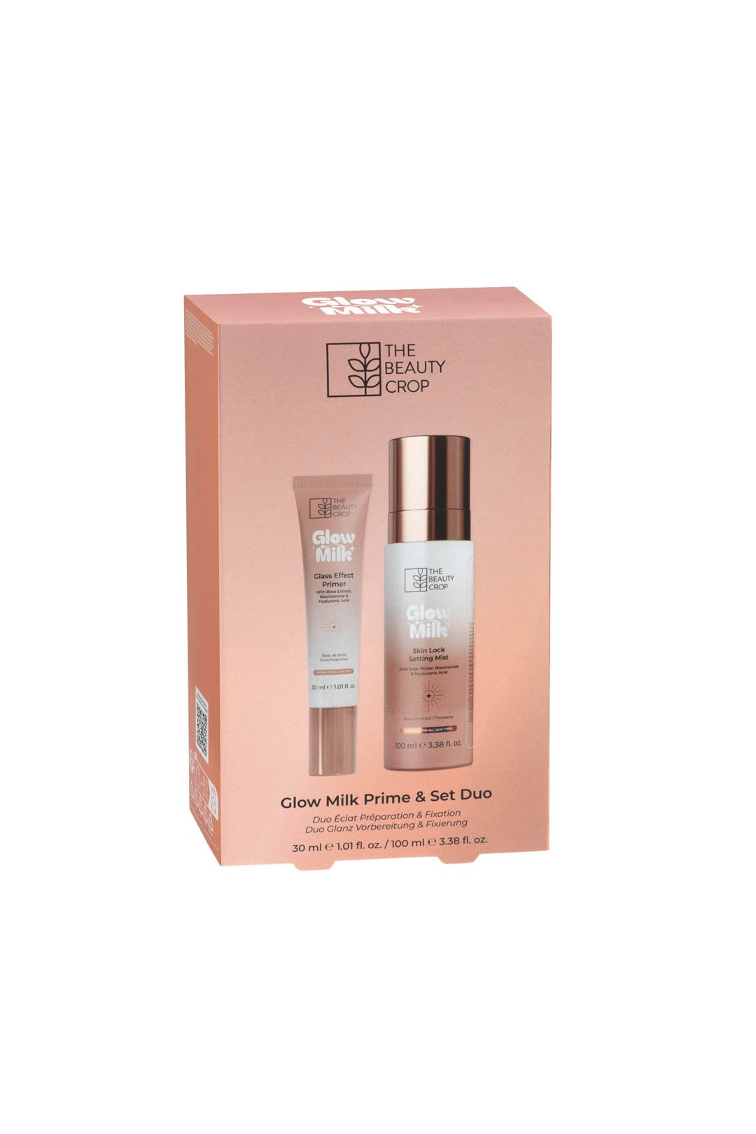 The Beauty Crop Glow Milk Prime & Set Duo