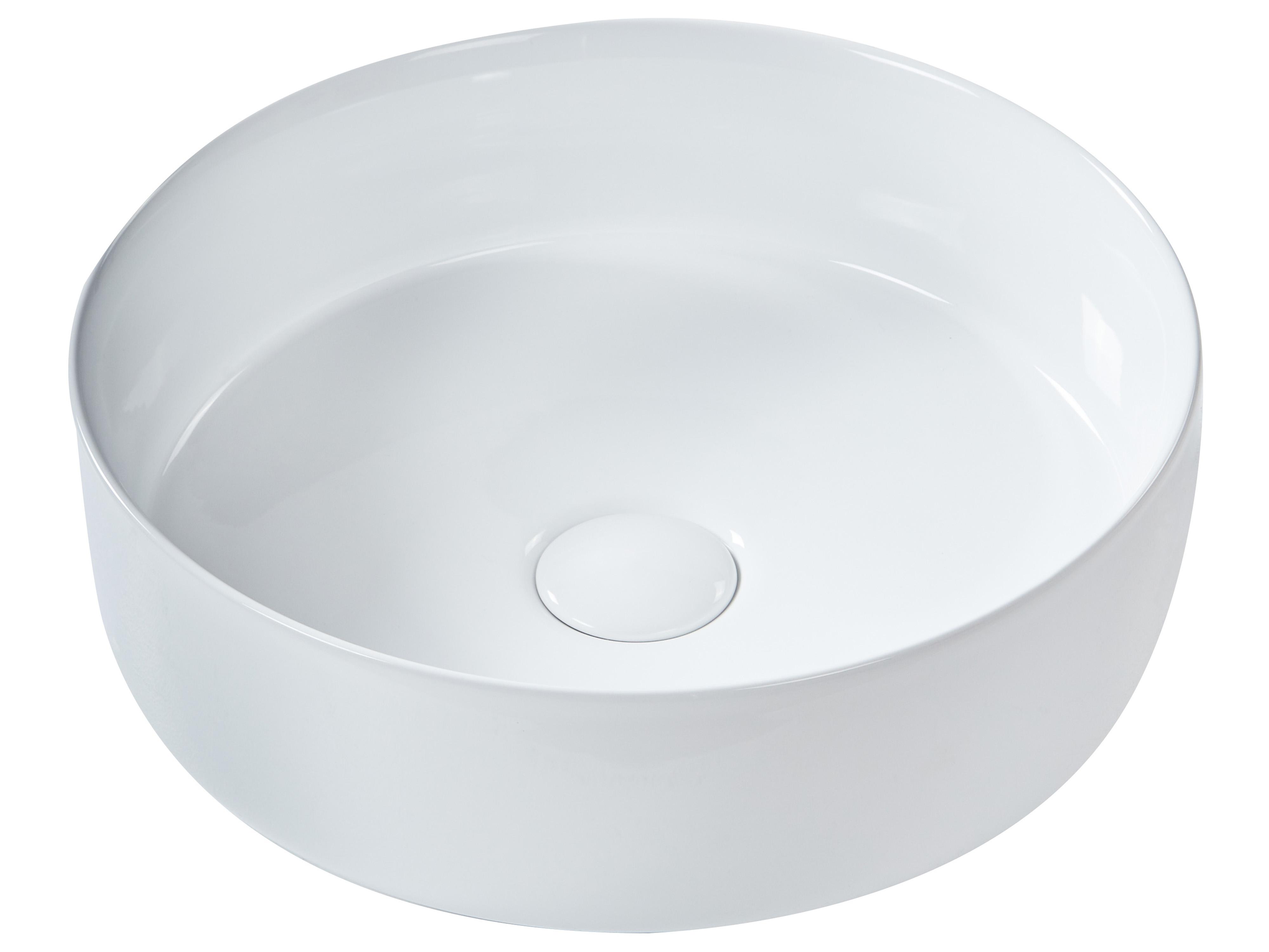 Countertop Basin CALIG ? 360 mm Ceramic White