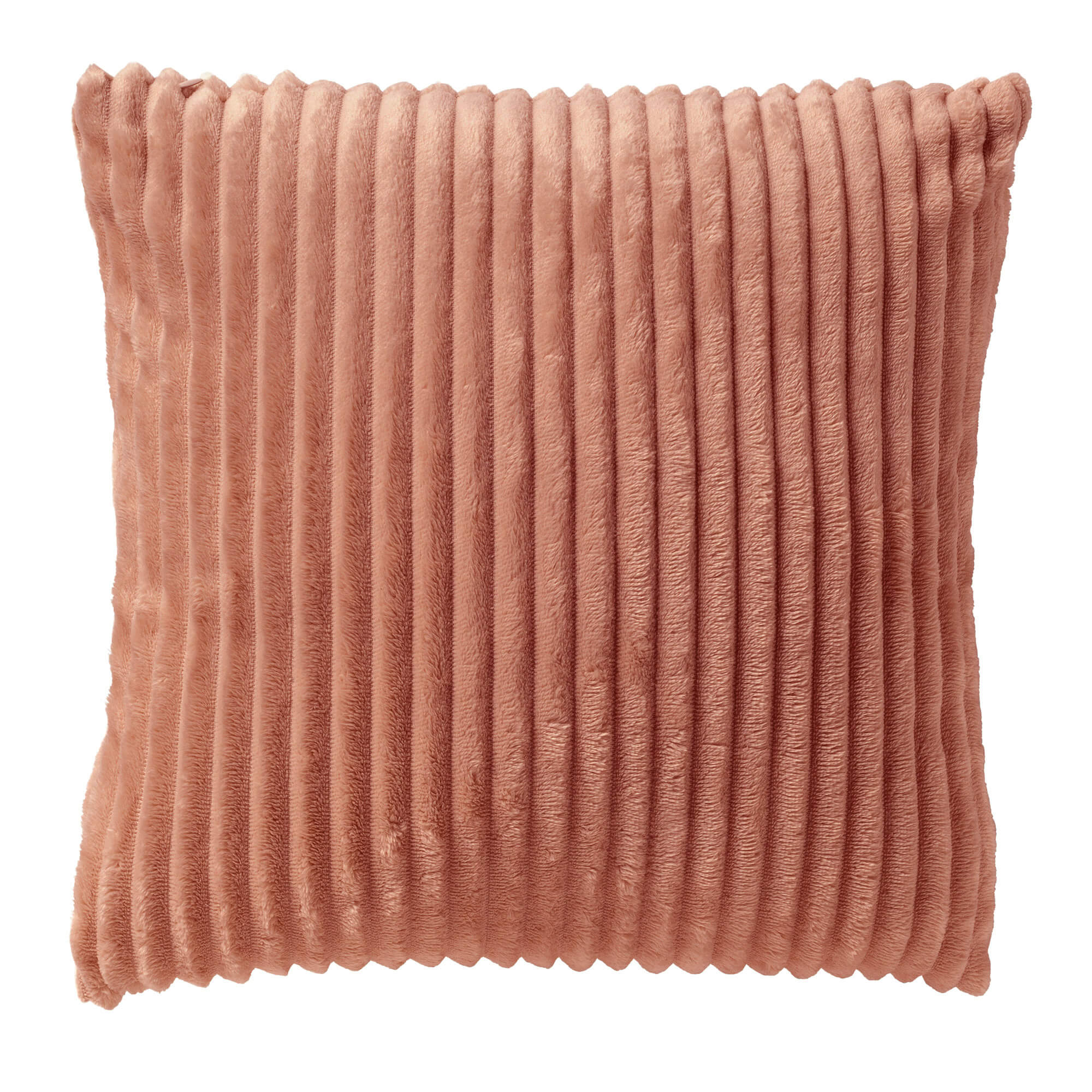 MART - kussenhoes 45x45 cm - zacht ribfluweel - gerecycled - Muted Clay - roze