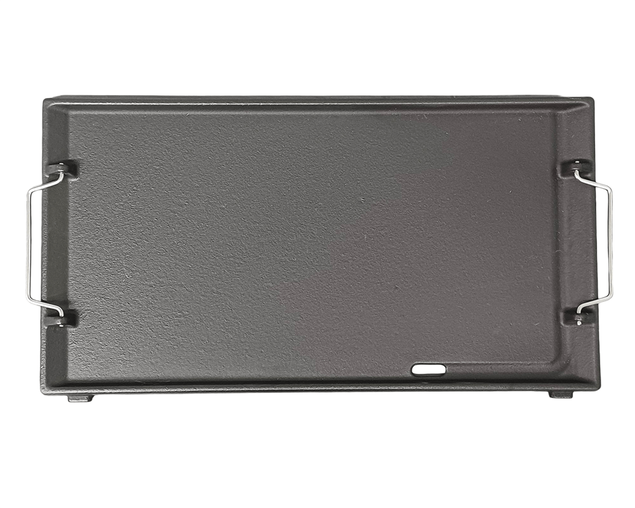 Turbo Matte Vitreous Enamel Cast Iron Hotplate - 250 x 485mm (10")