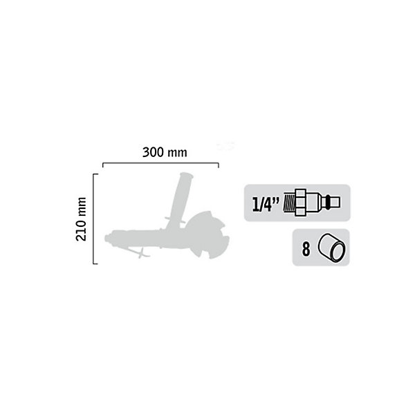 Décapeuse pneumatique 23mm - GENERAL PNEUMATIC - GP3150