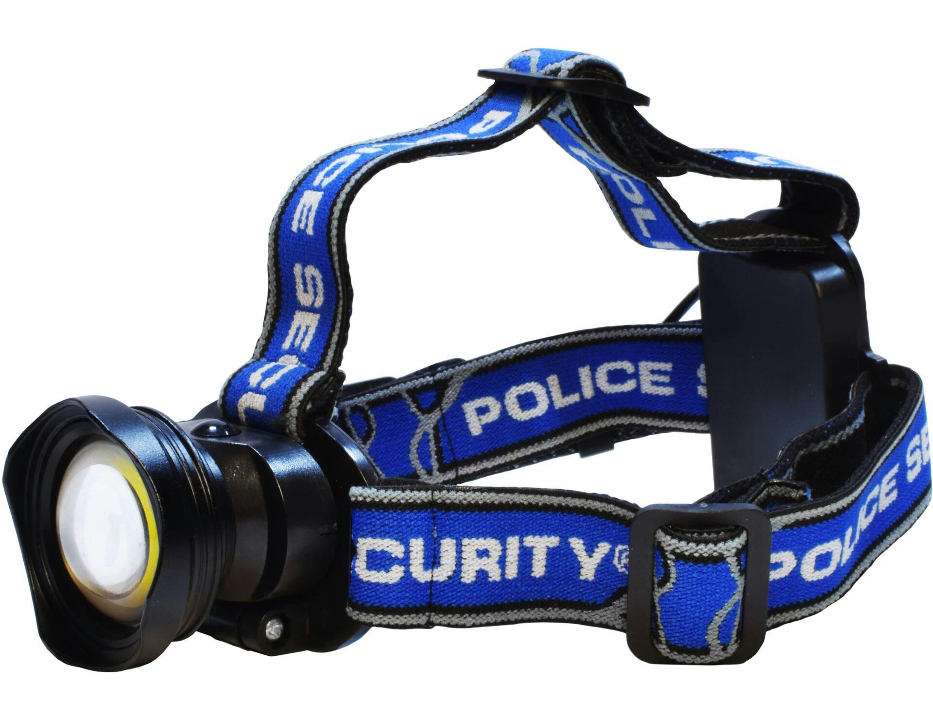 Police Security 400 Lumens Breakout Headlight/Headlamp with 4 Light Modes, Batteries Included