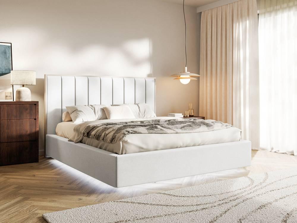 Bedframe Taavi fluweel met verlichting 180 x 200 cm