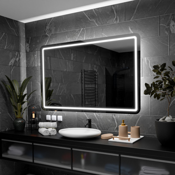 Lustro Podświetlane Led Madrid-70Cm, 50Cm