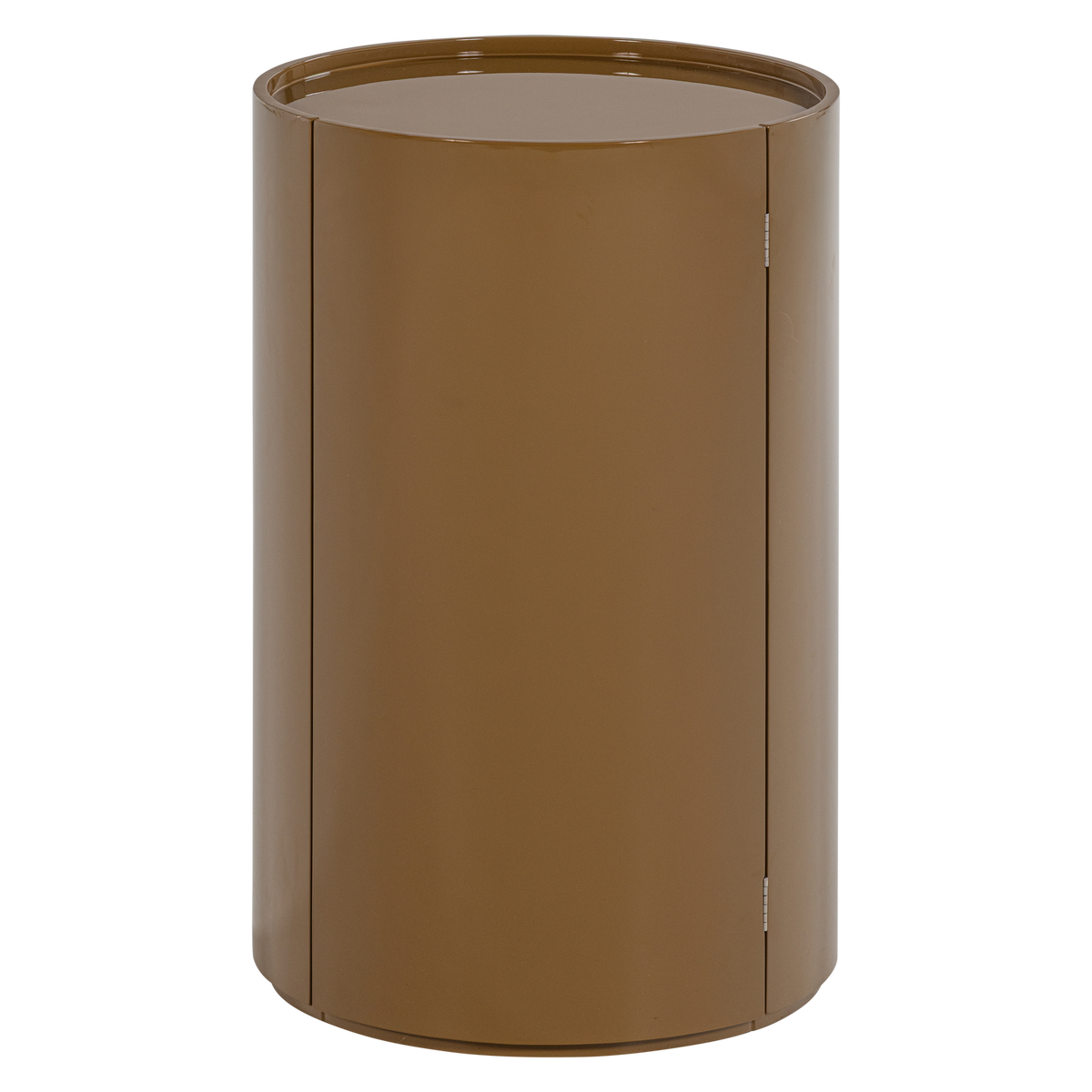 WOOOD ronde kast 72xØ45 cm Sera - Hout - Hoogglans Honinggeel - 72x45x45