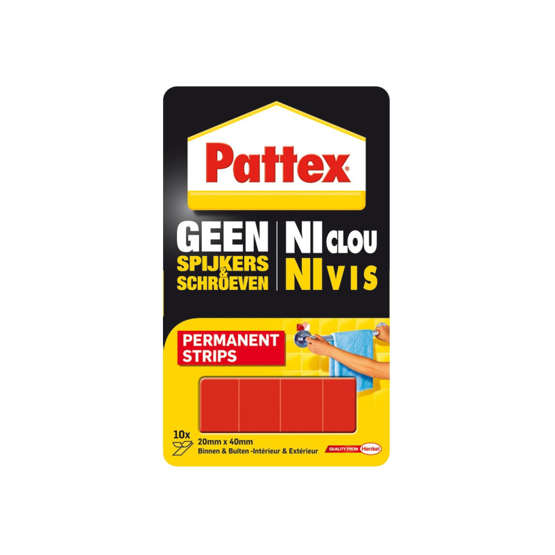 Bande de fixation permanente Ni Clou Ni Vis Strips PATTEX