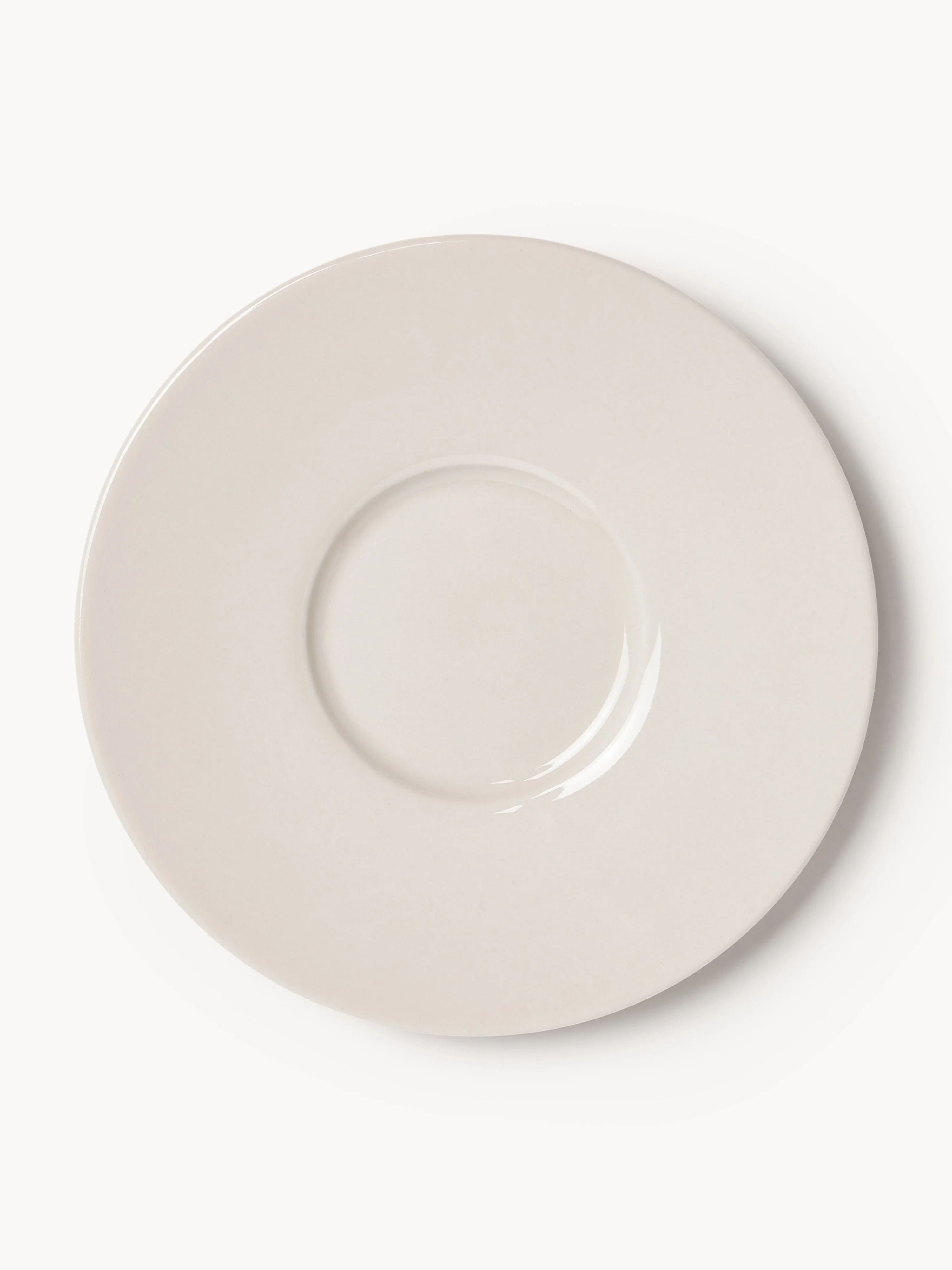 Serax x Kelly Wearstler, Porzellan-Espresso-Untertassen Dune, 2er-Set