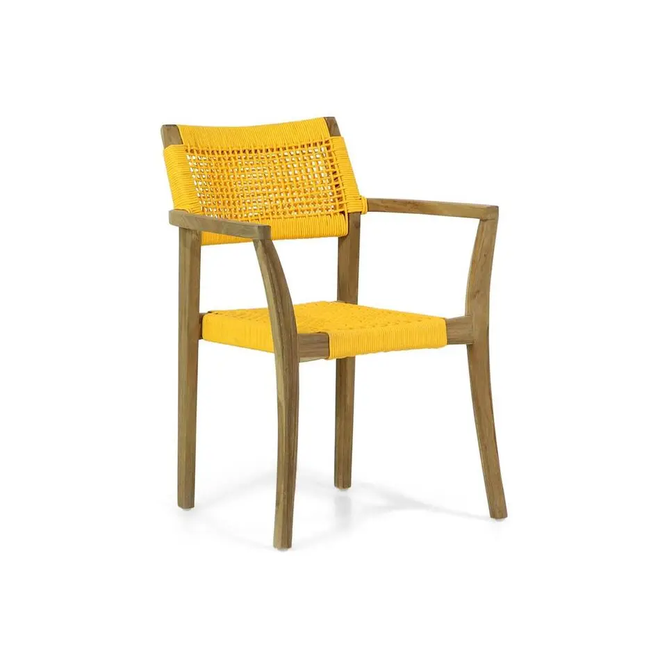 Tuinset 4 personen 165 cm Rope Geel Lifestyle Garden Furniture Dallas/Brighton