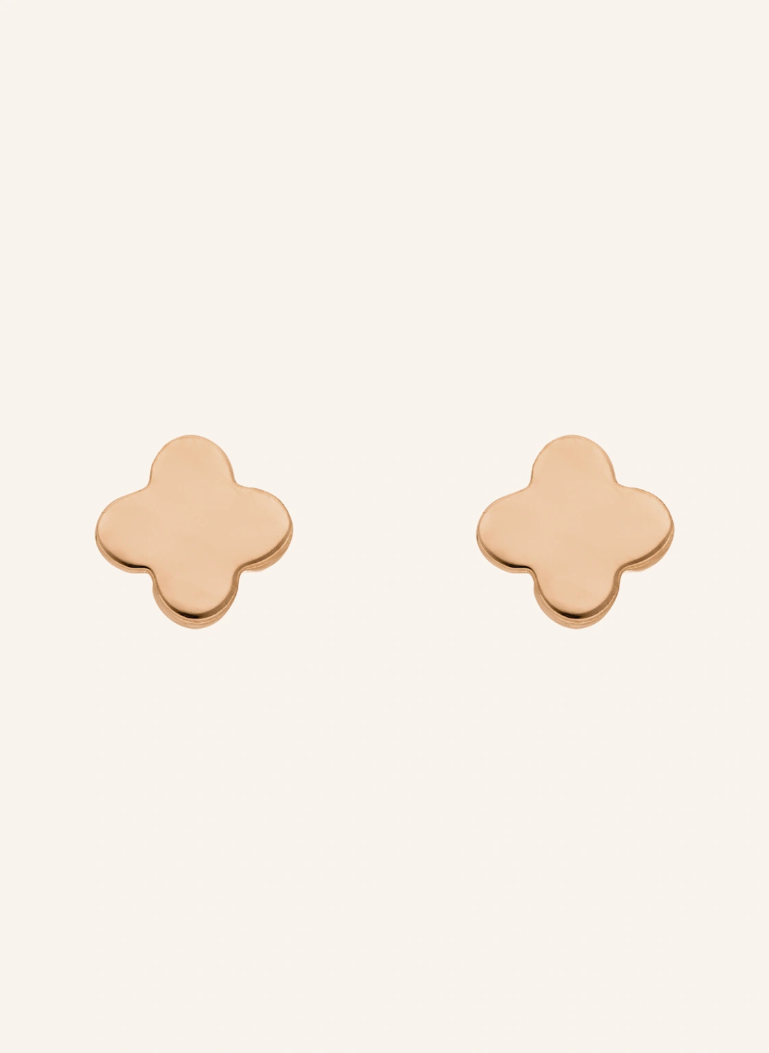 Leaf Ohrstecker MINI CLOVER aus 14 Karat Gelbgold