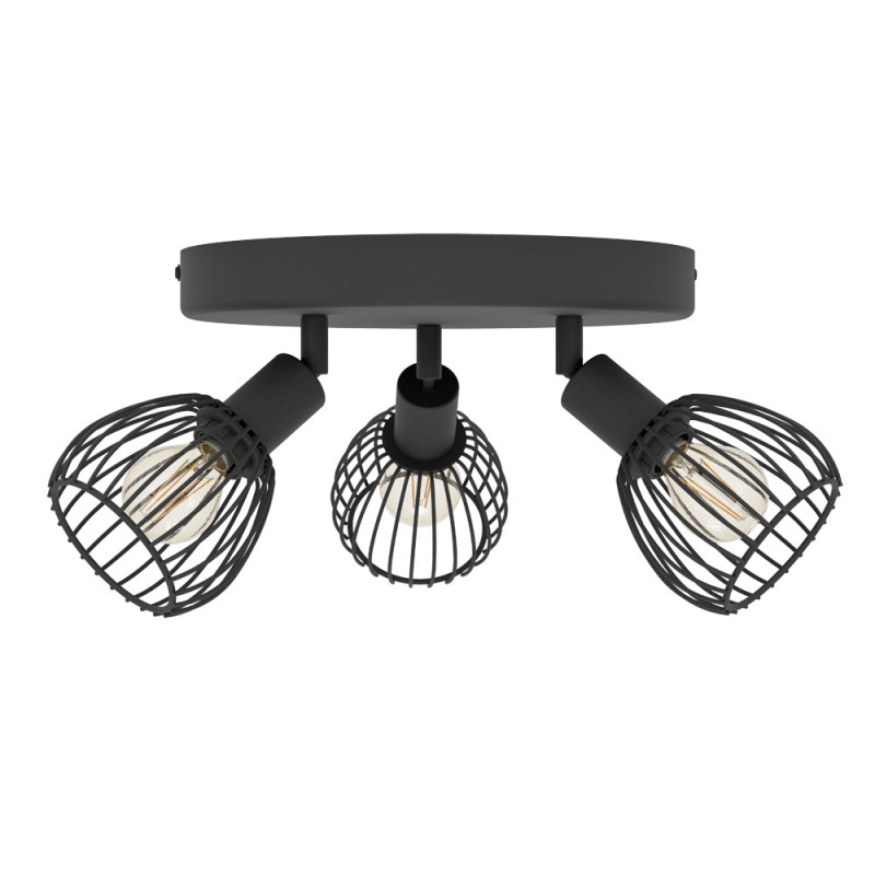 Spot Sonnino noir E14 3 x 40 W EGLO