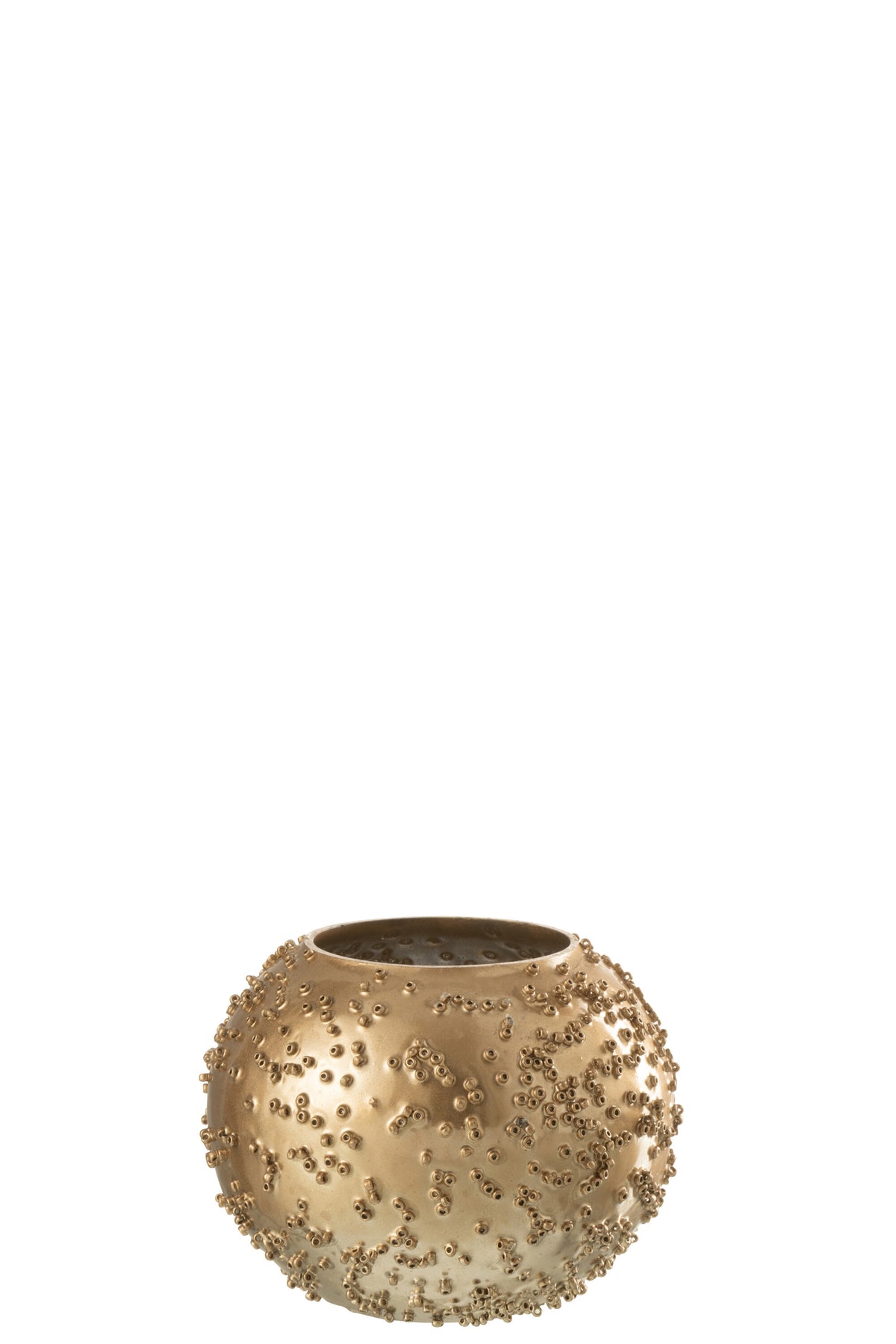 J-Line kaarshouder Lise - glas - goud - small