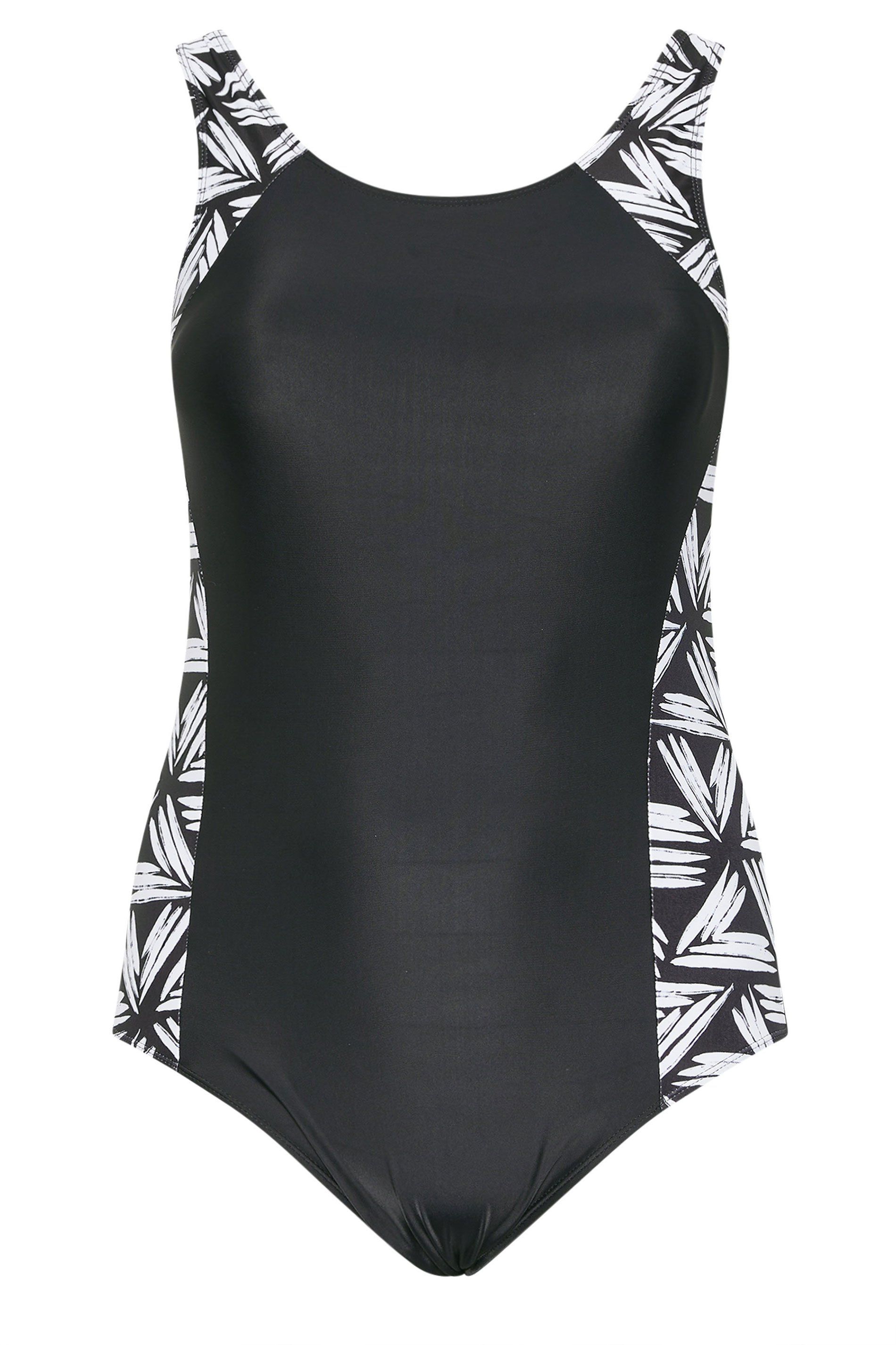 Yours Active Abstract Print Swimsuit